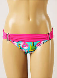 Bas de maillot de bain imprimé fantaisie culotte rose BANANA MOON femme