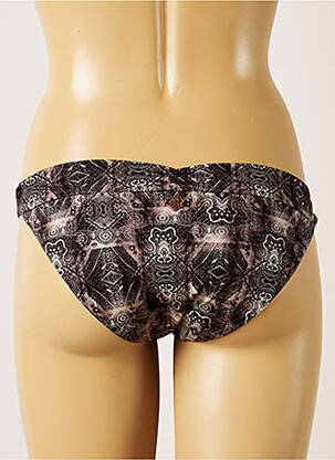 Bas de maillot de bain imprimé fantaisie bikini gris BANANA MOON femme