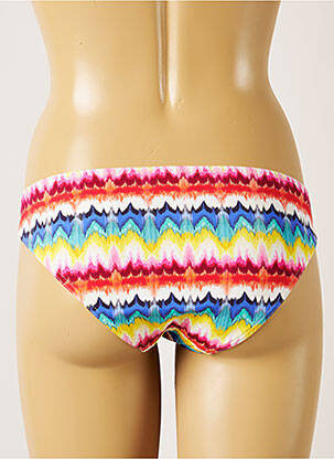 Bas de maillot de bain effet matière satinée bikini jaune BANANA MOON femme