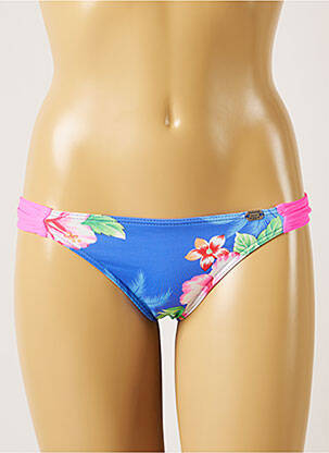 Bas de maillot de bain imprimé tie and dye bikini bleu BANANA MOON femme