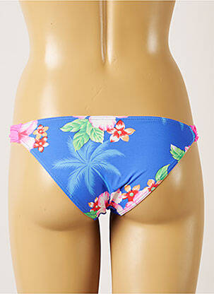 Bas de maillot de bain imprimé tie and dye bikini bleu BANANA MOON femme