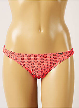 Bas de maillot de bain tissage texturé culotte rose BANANA MOON femme