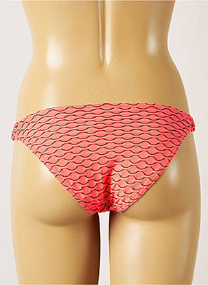 Bas de maillot de bain tissage texturé culotte rose BANANA MOON femme