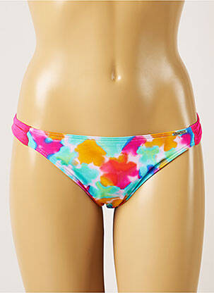Bas de maillot de bain imprimé fantaisie bikini bleu BANANA MOON femme