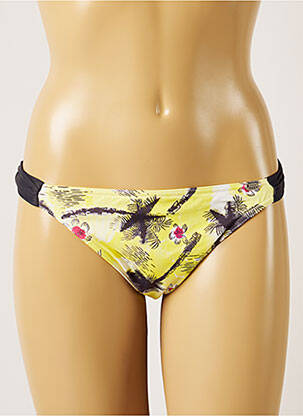 Bas de maillot de bain imprimé tie and dye culotte jaune BANANA MOON femme