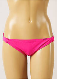 Bas de maillot de bain effet matière satinée bikini rose BANANA MOON femme
