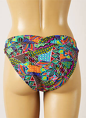 Bas de maillot de bain imprimé fantaisie culotte vert BANANA MOON femme