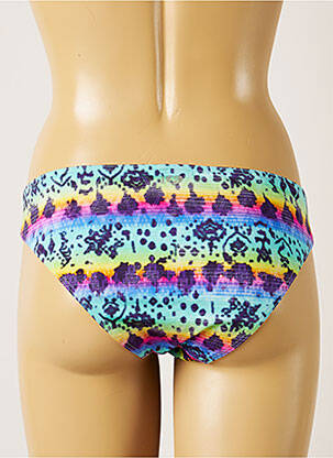 Bas de maillot de bain imprimé fantaisie culotte bleu BANANA MOON femme