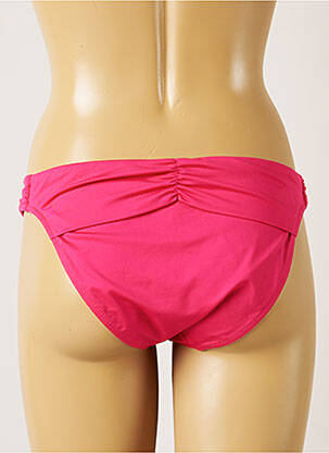 Bas de maillot de bain effet matière satinée culotte rose BANANA MOON femme