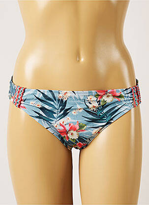 Bas de maillot de bain imprimé tie and dye culotte bleu BANANA MOON femme