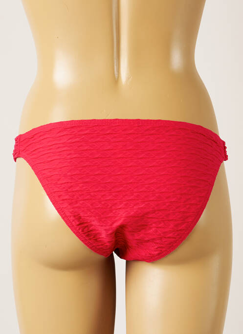 Bas de maillot de bain effet matière satinée culotte rose BANANA MOON femme
