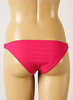 Bas de maillot de bain tissage satiné culotte rose BANANA MOON femme