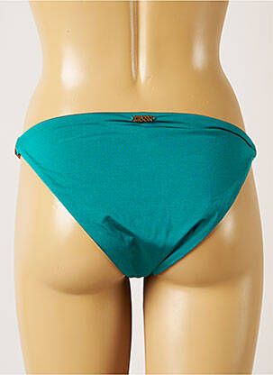 Bas de maillot de bain tissage satiné culotte bleu BANANA MOON femme