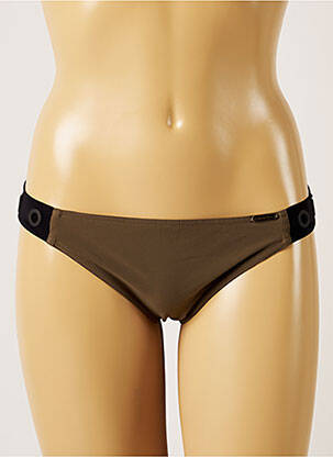 Bas de maillot de bain stretch culotte marron BANANA MOON femme