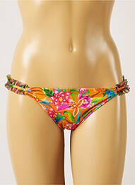 Bas de maillot de bain imprimé fleurs culotte orange BANANA MOON femme