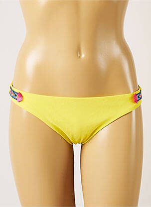 Bas de maillot de bain stretch culotte jaune BANANA MOON femme