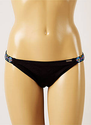 Bas de maillot de bain tissage satiné culotte noir BANANA MOON femme