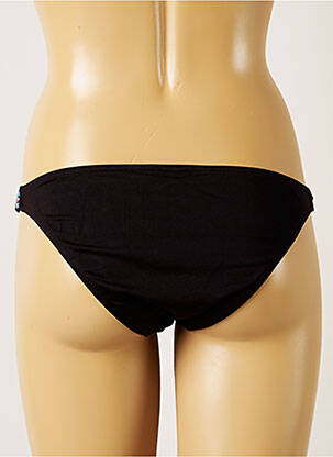 Bas de maillot de bain tissage satiné culotte noir BANANA MOON femme