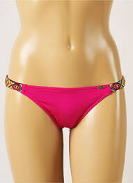 Bas de maillot de bain tissage satiné culotte rose BANANA MOON femme
