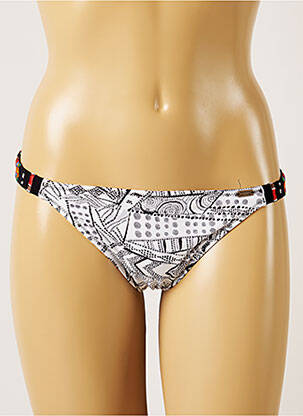 Bas de maillot de bain stretch culotte blanc BANANA MOON femme