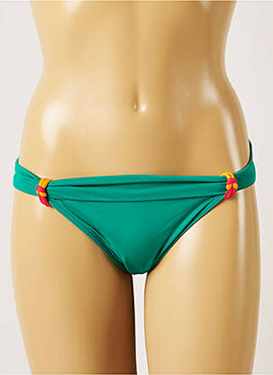 Bas de maillot de bain tissage satiné culotte vert BANANA MOON femme