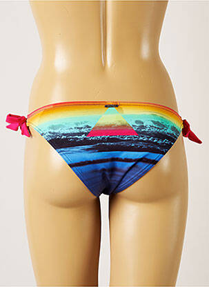 Bas de maillot de bain fermeture liens à nouer culotte bleu BANANA MOON femme