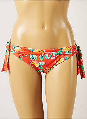 Bas de maillot de bain imprimé fleurs bikini rose BANANA MOON femme