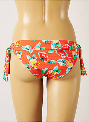 Bas de maillot de bain imprimé fleurs bikini rose BANANA MOON femme