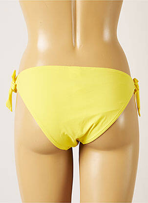 Bas de maillot de bain fermeture liens à nouer bikini jaune BANANA MOON femme