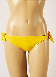 Bas de maillot de bain fermeture liens à nouer bikini jaune BANANA MOON femme