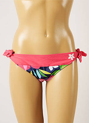 Bas de maillot de bain fermeture liens à nouer bikini rose BANANA MOON femme