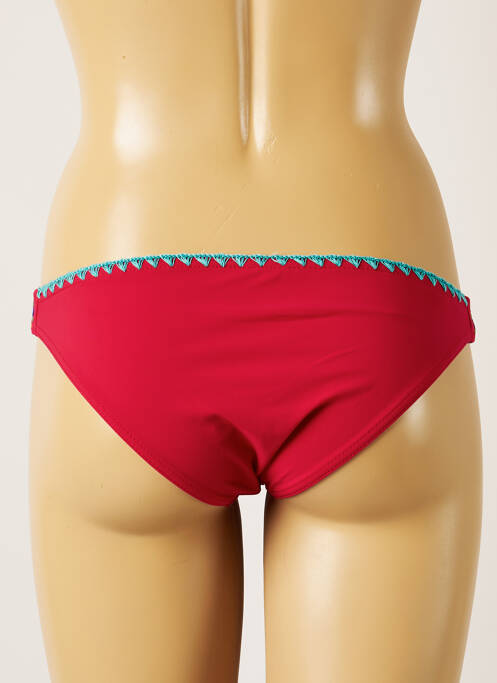 Bas de maillot de bain tissage satiné culotte violet BANANA MOON femme