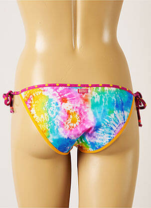 Bas de maillot de bain imprimé fleurs bikini rose BANANA MOON femme