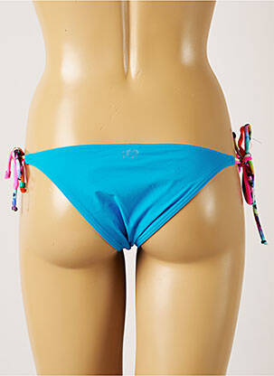 Bas de maillot de bain fermeture liens à nouer bikini bleu BANANA MOON femme