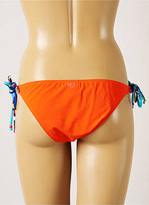 Bas de maillot de bain fermeture liens à nouer bikini orange BANANA MOON femme