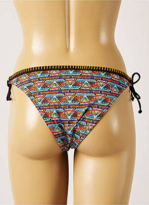 Bas de maillot de bain imprimé fantaisie bikini marron BANANA MOON femme