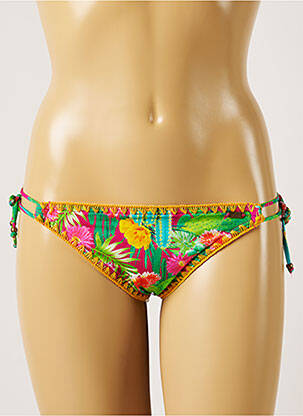 Bas de maillot de bain imprimé tie and dye bikini rose BANANA MOON femme