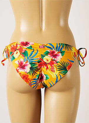 Bas de maillot de bain imprimé tie and dye bikini orange BANANA MOON femme