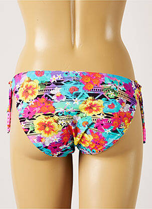 Bas de maillot de bain imprimé fleurs bikini rose BANANA MOON femme