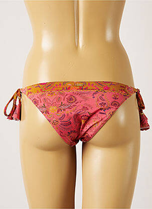 Bas de maillot de bain fermeture liens à nouer bikini rose BANANA MOON femme
