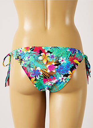 Bas de maillot de bain imprimé tie and dye bikini bleu BANANA MOON femme