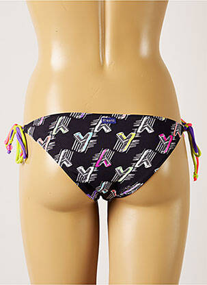 Bas de maillot de bain imprimé fantaisie bikini noir BANANA MOON femme
