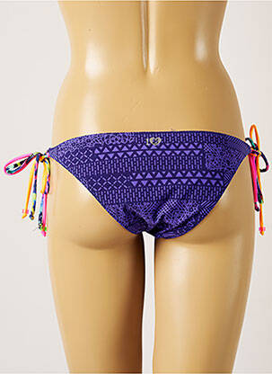 Bas de maillot de bain imprimé fantaisie bikini violet BANANA MOON femme