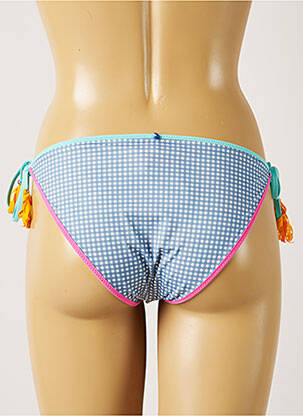 Bas de maillot de bain imprimé fleurs bikini bleu BANANA MOON femme