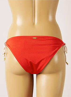 Bas de maillot de bain fermeture liens à nouer bikini orange BANANA MOON femme