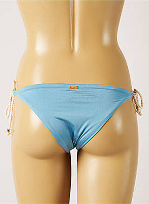 Bas de maillot de bain fermeture liens à nouer bikini bleu BANANA MOON femme
