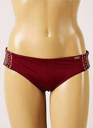 Bas de maillot de bain stretch culotte rouge BANANA MOON femme