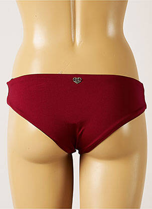 Bas de maillot de bain stretch culotte rouge BANANA MOON femme