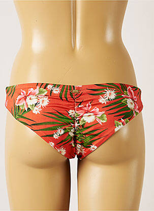 Bas de maillot de bain imprimé tie and dye culotte orange BANANA MOON femme