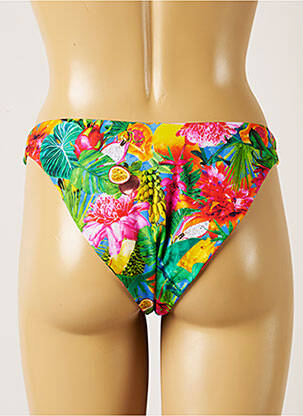 Bas de maillot de bain imprimé tie and dye culotte vert BANANA MOON femme